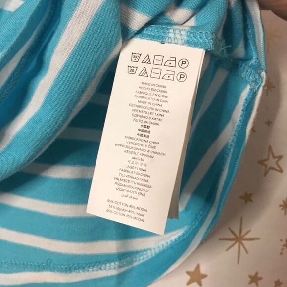 Michael Kors Turquoise Striped Tank Top – Women’s Medium NWT - Picture 7 of 7